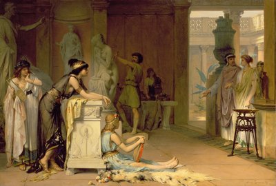 The Studio of Phidias by Pierre Olivier Joseph Loommans